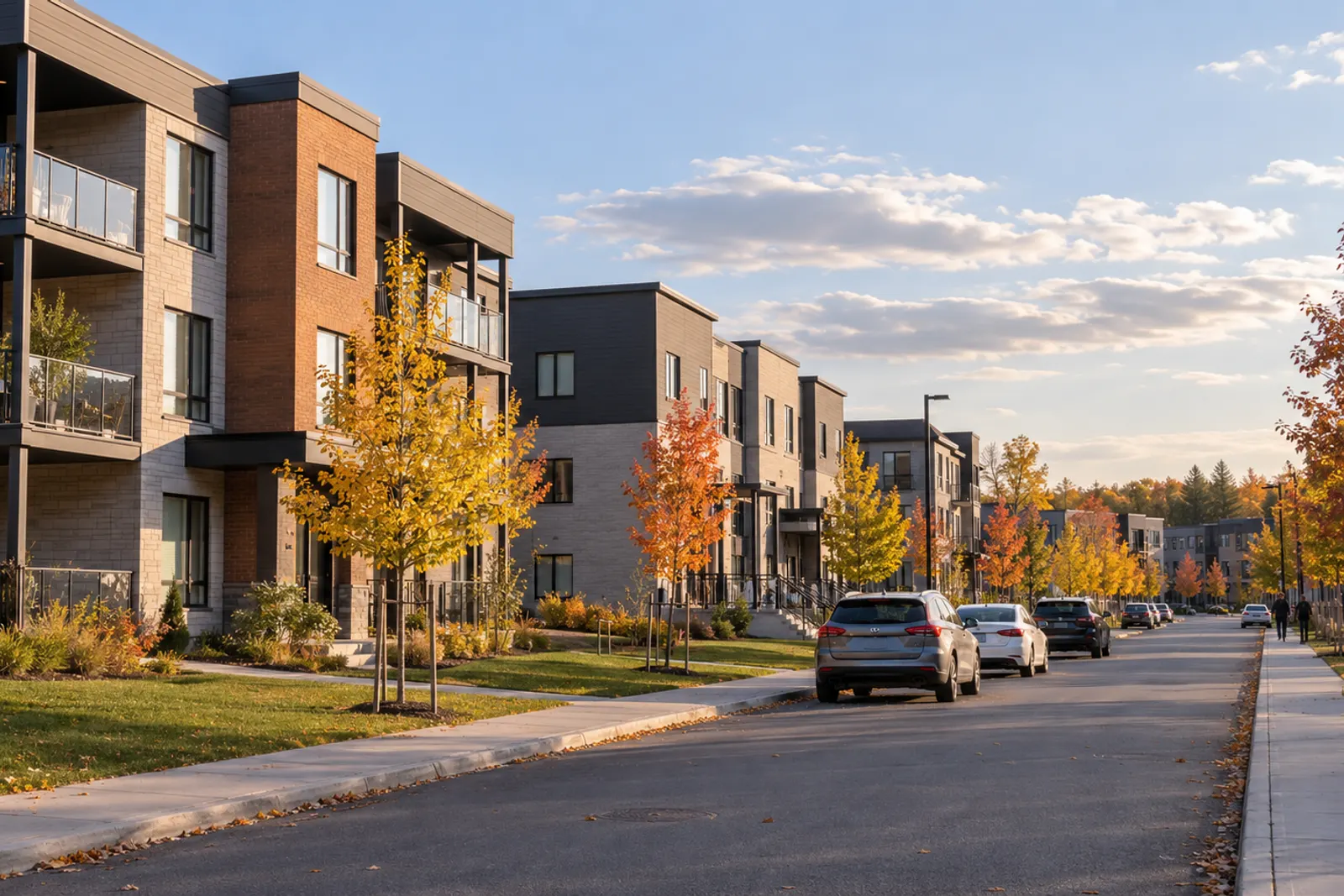 Nouvelles constructions résidentielles à Mascouche illustrant le potentiel d'investissement immobilier locatif en 2026